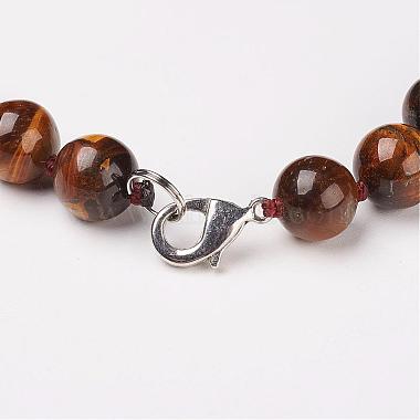 Natural Tiger Eye Beads Necklaces(NJEW-F138-8mm-02)-3