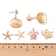 Ocean Alloy Stud Earring Sets(AL-H003-01A-G)-3