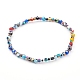 Colorful Evil Eye Lampwork Stretch Beaded Bracelets Sets(BJEW-JB05931)-2