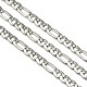 Stainless Steel Figaro Chains(STAS-M032-45P-1.2mm)-1
