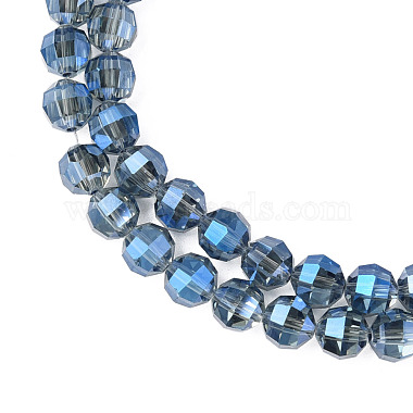 Transparent Electroplate Glass Beads Strands(EGLA-N006-038B)-3