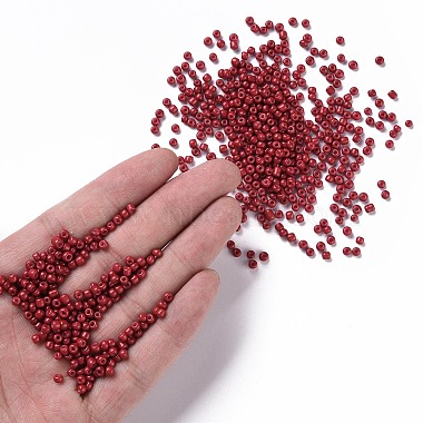 Baking Paint Glass Seed Beads(SEED-S001-K14)-4