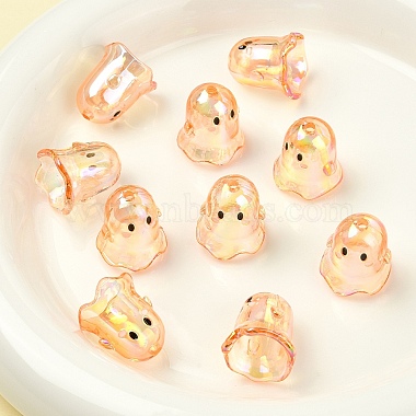 10Pcs Transparent Acrylic Bead Caps(TACR-YW0003-23E)-1