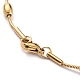 304 ожерелья из цельной змеи из нержавеющей стали(STAS-G244-84G)-2