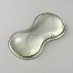 Silicone Mouse Wrist Rests, Oval Shaped, Aquamarine, 146x79x23.5mm(AJEW-WH0596-439B-01)