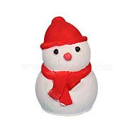 DIY Candle Making Silicone Molds, Christmas Theme, Snowman, Ghost White, 6.3x6x7.5cm, Inner Diameter: 4.6cm(DIY-E055-14)
