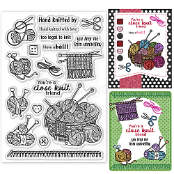 PVC Plastic Stamps, for DIY Scrapbooking, Photo Album Decorative, Cards Making, Stamp Sheets, Sewing Theme Pattern, 160x110x3mm(DIY-WH0167-57-0413)