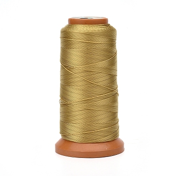 Polyester Threads, for Jewelry Making, Goldenrod, 0.5mm, about 601.48 yards(550m)/roll