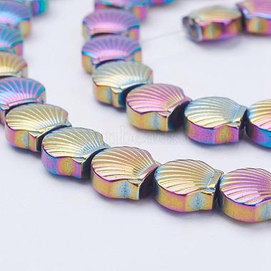 Electroplate Non-Magnetic Synthetic Hematite Beads Strands(G-F510-15)-3