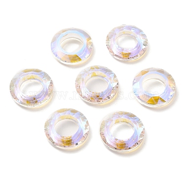 Clear Ring Glass Linking Rings