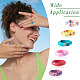30Pcs Handmade Polymer Clay Finger Rings(RJEW-TA0001-11B)-8