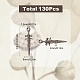 100Pcs Tibetan Style Alloy Sword Pendants(TIBEP-SC0002-39)-2