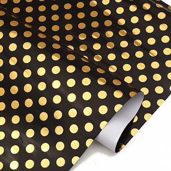 Gift Wrapping Paper Sheets, Rectangle, Folded Flower Bouquet Wrapping Paper Decoration, Polka Dot Pattern, 700x500mm