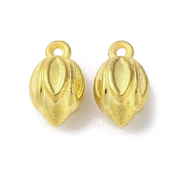 Alloy Charms, Flower, Golden, 11x6.5x6mm, Hole: 1.2mm