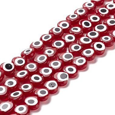 Chapelets de perles vernissées manuelles(LAMP-F023-B10)-2