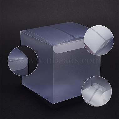 Frosted PVC Rectangle Favor Box Candy Treat Gift Box(CON-BC0006-38)-4