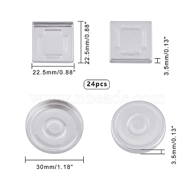 casseroles à palettes en aluminium vides Olympcraft(MRMJ-OC0001-18)-2