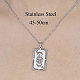 Non-Tarnish 201 Stainless Steel Hollow Tarot Card Pendant Necklace(NJEW-OY001-90)-3