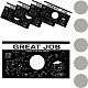 CRASPIRE 120 Sheets Rectangle Coated Scratch Off Film Reward Cards(DIY-CP0006-93C)-1