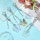 Electroplate Acrylic Butterfly Pendant Decorations(KEYC-FZ00014-03)-5