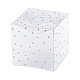 Polka Dot Pattern Transparent PVC Square Favor Box Candy Treat Gift Box(CON-BC0006-28)-1
