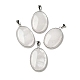 naturel a augmenté pendentifs en quartz(G-M415-01P-08)-1