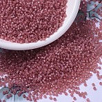 MIYUKI Round Rocailles Beads, Japanese Seed Beads, (RR678) Silverlined Flame Red Opal, 11/0, 2x1.3mm, Hole: 0.8mm, about 1111pcs/10g(X-SEED-G007-RR0678)