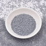 MIYUKI Delica Beads, Cylinder, Japanese Seed Beads, 11/0, (DB2392) Inside Dyed Pewter, 1.3x1.6mm, Hole: 0.8mm, about 2000pcs/bottle, 10g/bottle(SEED-JP0008-DB2392)