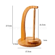 Wooden Rotating Line Frame, High-performance Magnetic Hand-woven Yarn Holder, Wooden Yarn Spinning Tool, with Coconut Brown Box, Saddle Brown, 175x275mm(PW-WG96812-04)