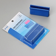 Plastic Portable Tailor's Chalk Sharpener, Sewing Tools, Blue, 75x38x22mm(PW-WG65384-01)
