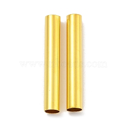 Brass Tube Beads, Cadmium Free & Lead Free, Golden, 30x4.7mm, Hole: 4.2mm(KK-B120-03M-G)