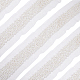 tissu avec ruban de perles de verre(OCOR-WH0067-22)-1