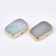 Electroplate Natural Flower Amazonite Beads(G-S344-98)-2