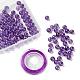 100Pcs 8mm Natural Amethyst Round Beads(DIY-LS0002-40)-1