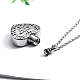 Ожерелья-подвески из нержавеющей стали в форме сердца с кабельными цепочками(KI1843-2)-2