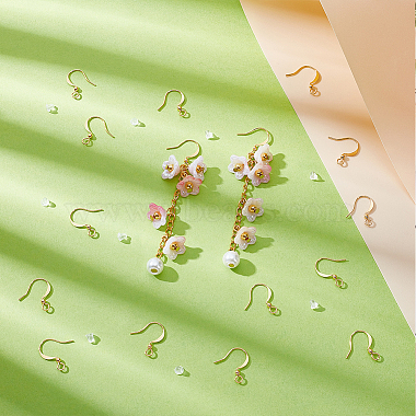 100Pcs Brass Earring Hooks(KK-UN0004-52)-2