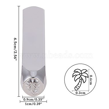 Iron Metal Stamps(AJEW-BC0005-54L)-2