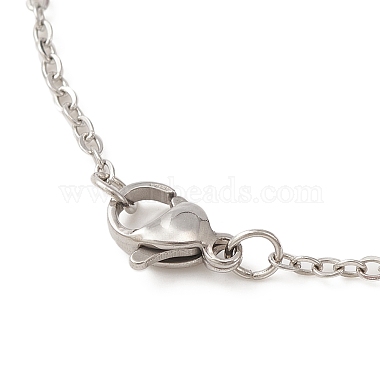 Glass Seed Heart Pendant Necklaces(NJEW-MZ00020-01)-2