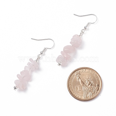 Ensemble de bijoux en perles de quartz rose naturel(SJEW-JS01232-06)-8