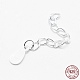 925 Sterling Silver Extender Chains(X-STER-F032-11S)-1