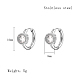 Cubic Zirconia Hoop Earrings(VX9431-09)-1
