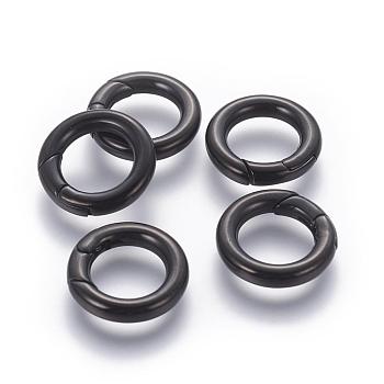304 Stainless Steel Spring Gate Rings, O Rings, Ring, Gunmetal, 18x3.3mm, Inner Diameter: 11mm