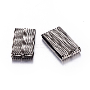 Alloy Magnetic Clasps with Glue-in Ends(X-PALLOY-E271-B)-2