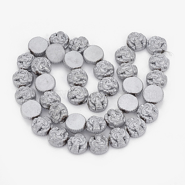 Electroplate Non-magnetic Synthetic Hematite Beads Strands(G-T061-95J)-2