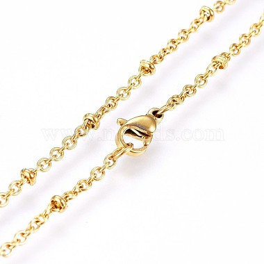 304 Stainless Steel Cable Chains Necklaces(X-NJEW-P223-02G)-2