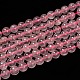 Natural Rose Quartz Beads Strands(X-G-C076-8mm-3)-1