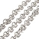 Tarnish Resistant 304 Stainless Steel Textured Cable Chains(STAS-B040-02P)-1