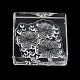 Flower Silicone Clear Stamps with Acrylic Blocks(DIY-G121-07F)-3