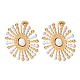 304 Stainless Steel Stud Earrings(EJEW-T054-14G)-2