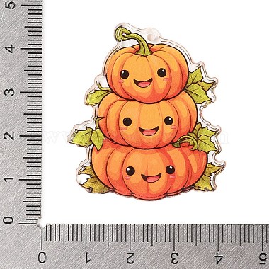 Anhänger aus undurchsichtigem Acryl mit Halloween-Motiv(SACR-S034-01A)-3